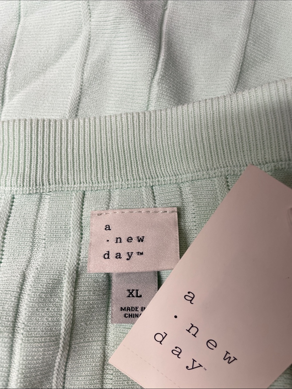 A New Day Pleated Mint Mini Skater Casual Skirt Var Sizes | NWT - Picture 7 of 8